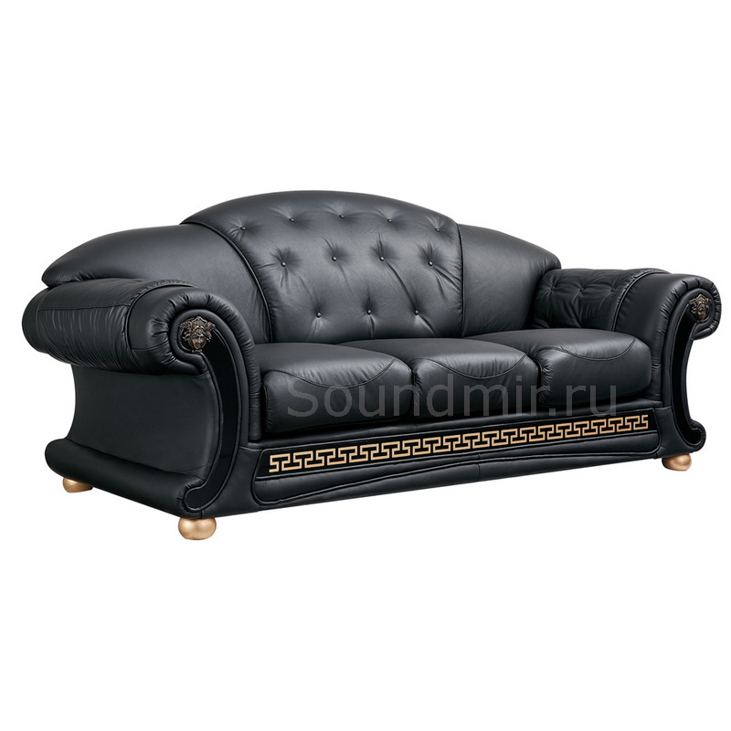 ESF Versace диван-кровать черный (3м)